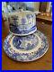 Spode-2-piece-Blue-Italian-serving-platter-with-dome-no-chips-or-cracks-01-irp