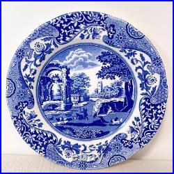 Spode 7 Piece Set Blue Italian Plate