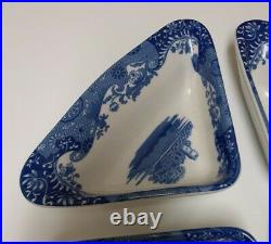 Spode BLUE ITALIAN 5 Piece Condiment Hors doeuvres Relish Tray