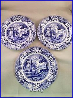 Spode BLUE ITALIAN 6 Piece Set Pasta Bowls & Plates