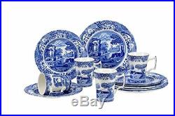 Spode Blue Design Italian 12 Piece Set, 4 Dinnerware Sets Porcelain New 4053736