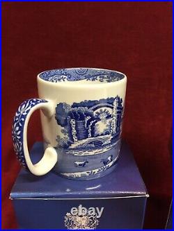 Spode Blue Italian 12 Piece Dinner Set Made In England NEW IN BOX! Plates Mugs