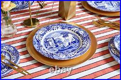 Spode Blue Italian 12-Piece Dinnerware Set Service for 4 Dinner Plate