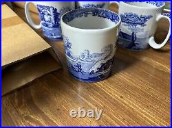 Spode Blue Italian 12-Piece Dinnerware Set Service for 4 Dinner Plate