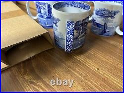 Spode Blue Italian 12-Piece Dinnerware Set Service for 4 Dinner Plate