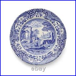 Spode Blue Italian 12-Piece Dinnerware Set Service for 4 Dinner Plate Sal