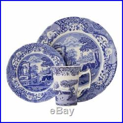 Spode Blue Italian 12 Piece Set Dishwasher & Microwave Safe Quality Porcelain