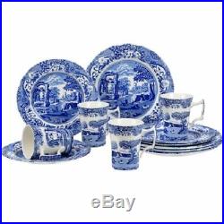 Spode Blue Italian 12 Piece Traditional Style Dinnerware Set free shipping