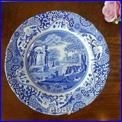 Spode Blue Italian 19Cm Plates 3 Pieces