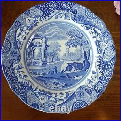 Spode Blue Italian 19Cm Plates 3 Pieces