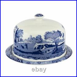 Spode Blue Italian 2-Piece Serving Platter with Dome