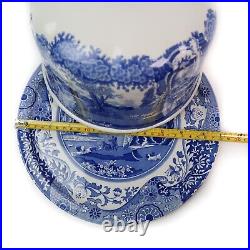 Spode Blue Italian 2-Piece Serving Platter with Dome