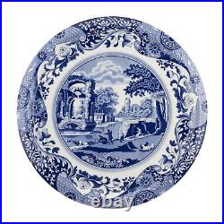 Spode Blue Italian 2 Piece Serving Platter with Dome Cover, 11.5 inches