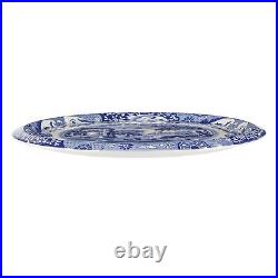 Spode Blue Italian 2 Piece Serving Platter with Dome Cover, 11.5 inches