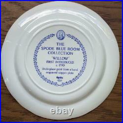 Spode Blue Italian 27cm plate made in the UK 2 pieces set