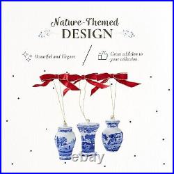 Spode Blue Italian 3-Piece Assorted Urn Ornaments Multi-Purpose Use as Napkin