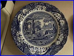 Spode Blue Italian 4 Seven Piece Place Settings. Total Of 28 Pieces