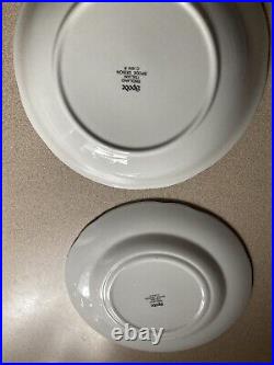 Spode Blue Italian 4 Seven Piece Place Settings. Total Of 28 Pieces