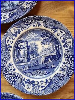 Spode Blue Italian 5 Piece Setting New Open Box Made in England