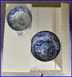 Spode Blue Italian 5 piece place setting Vintage New