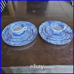 Spode Blue Italian 8 piece set. Great condition