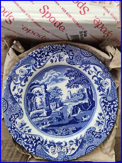 Spode Blue Italian Bread & Butter Plates, Set Of 4, 20cm