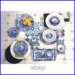 Spode Blue Italian Brocato 12-Piece Dinnerware Set