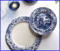 Spode Blue Italian Brocato & Blue Italian Mix and Match 12 PC SET NEW IN BOX