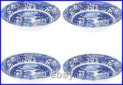 Spode Blue Italian Cereal Bowl Set of 4, 6.5-Inches