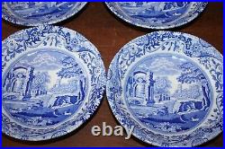 Spode Blue Italian Cereal Soup Bowls Set of 6