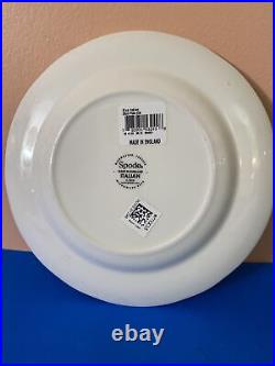 Spode Blue Italian Collection Round Salad Plate 7.5 in 4 Pcs Made in England @