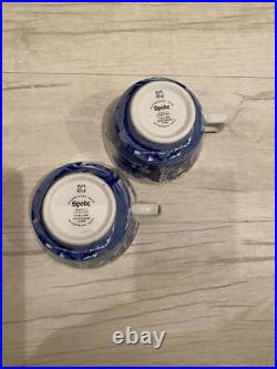 Spode Blue Italian Cup Saucer 2 Piece Set