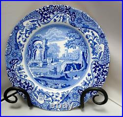 Spode Blue Italian England Set of 4 Dinner Plates & 4 Salad Plates