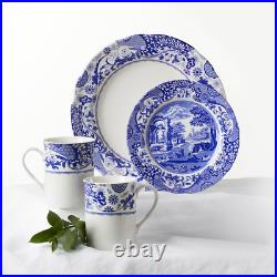 Spode Blue Italian Fresh Update Brocato 12 piece Dinnerware Set Service for4 NEW