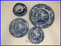 Spode Blue Italian Imperialware, 5 Piece Place Setting with Tall Cup