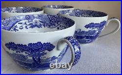 Spode Blue Italian Jumbo Cups (Set of 4)