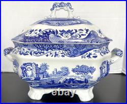 Spode Blue Italian Large Soup Tureen Mint