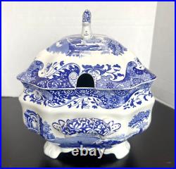 Spode Blue Italian Large Soup Tureen Mint