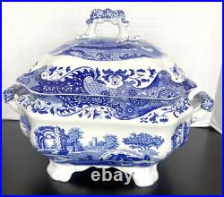 Spode Blue Italian Large Soup Tureen Mint