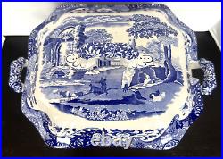 Spode Blue Italian Large Soup Tureen Mint