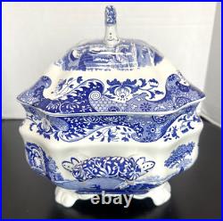 Spode Blue Italian Large Soup Tureen Mint