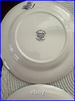 Spode Blue Italian Luncheon Salad Plates 7.5 Inch 20cm Chinoiserie Set of 4 NWT