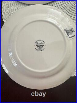 Spode Blue Italian Luncheon Salad Plates 7.5 Inch 20cm Chinoiserie Set of 4 NWT