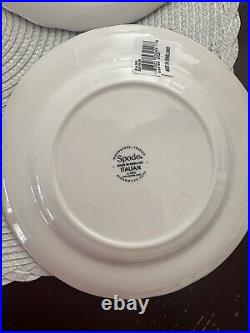 Spode Blue Italian Luncheon Salad Plates 7.5 Inch 20cm Chinoiserie Set of 4 NWT