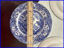 Spode Blue Italian Luncheon Salad Plates 7.5 Inch 20cm Chinoiserie Set of 4 NWT