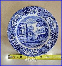 Spode Blue Italian Luncheon Salad Plates, 8 Inch, 20cm, set of 4 NEW withtags