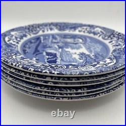 Spode Blue Italian Made in England Set of 6 Salad Plates