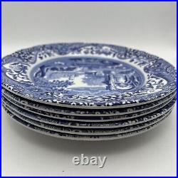 Spode Blue Italian Made in England Set of 6 Salad Plates