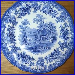 Spode Blue Italian Plate Made In England 2 Pieces