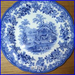 Spode Blue Italian Plate Made in England 2 pieces Tableware Household Goods